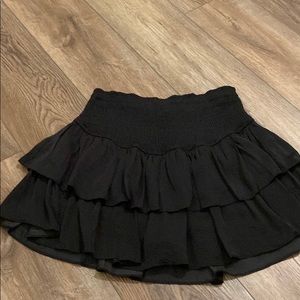 Black skort from a local boutique